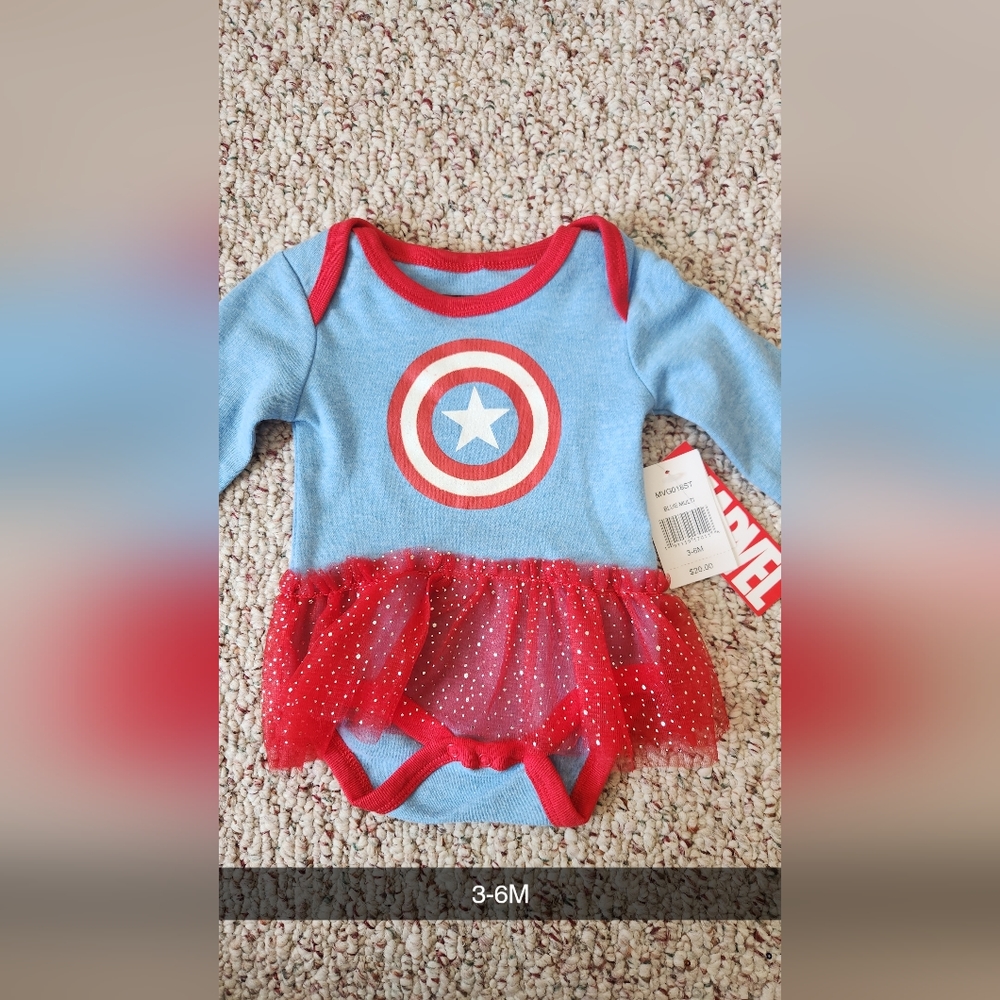 Marvel Captain America Onesie